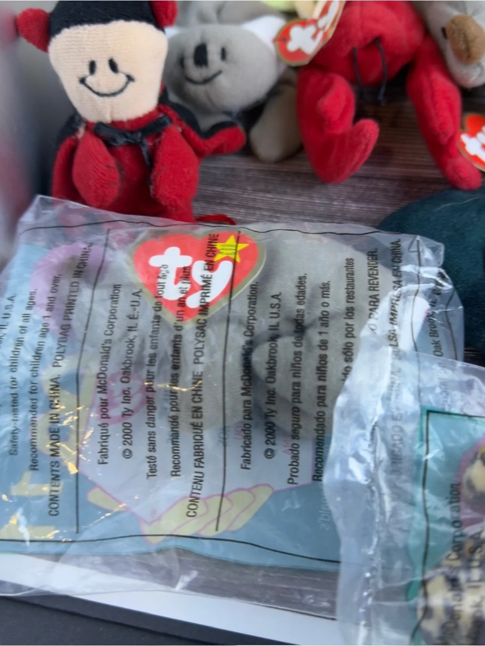 Ty Teenie Beanie Babies McDonald's Happy Meal Plush Lot 2000 Vintage